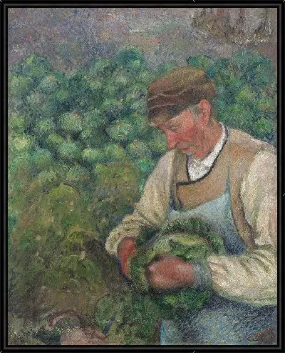 Картина Садовник – старый крестьянин с капустой (1883-1895)