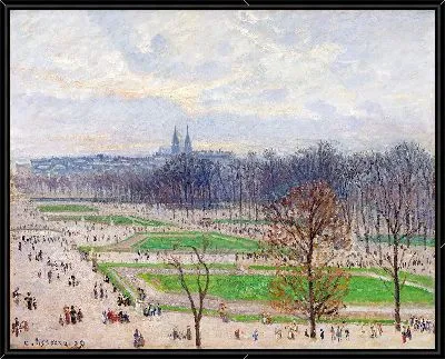 Сад Тюильри зимним днем ​​(1899)