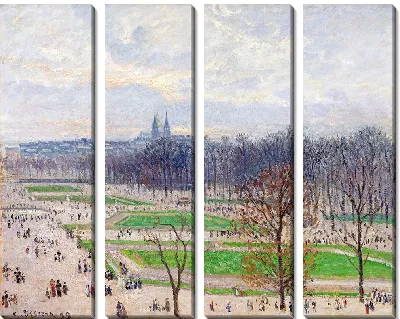 Сад Тюильри зимним днем ​​(1899)