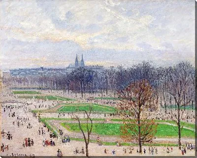 Сад Тюильри зимним днем ​​(1899)