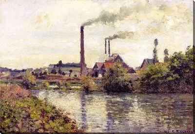 Картина Фабрика в Понтуазе