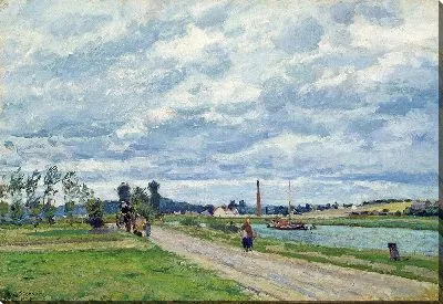 Картина Берега Уазы близ Понтуаза (1873)