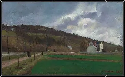 Картина Берега Марны зимой (1866)