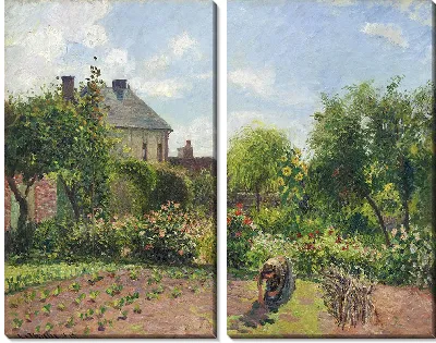Картина Сад художника в Эраньи (1898)