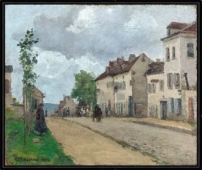 Картина Штрассе в Понтуазе (улица Жизор) (1868 г.)