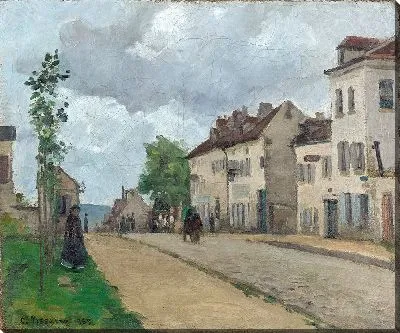 Картина Штрассе в Понтуазе (улица Жизор) (1868 г.)