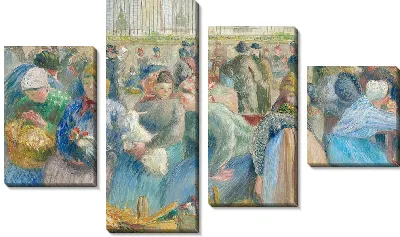 Картина Яичный рынок (около 1884 г.)