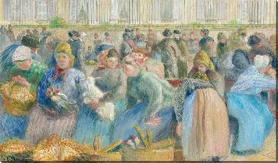 Картина Яичный рынок (около 1884 г.)