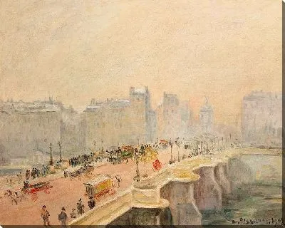 Картина Пон-Нёф, эффект снега и тумана (1902 г.)