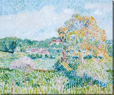 Картина Большой грецкий орех в Эраньи, осень (около 1890 г.)