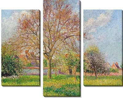 Картина Большой грецкий орех в Эраньи, полдень (1900 г.)
