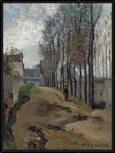 Картина Тропа, зимний пейзаж (1862)