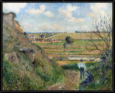 Картина Пейзаж, Базенкур (1881)