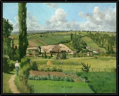 Картина Пейзаж в Ле Пати, Понтуаз (1868 г.)