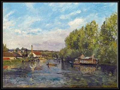 Картина Сена в Порт-Марли (около 1872 г.)