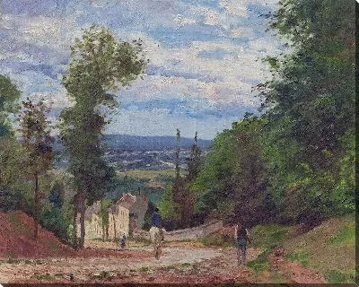 Картина Дорога в Марли, Лувесьен (1871)