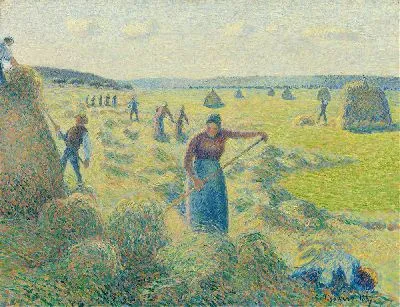 Картина Уборка сена, Эраньи