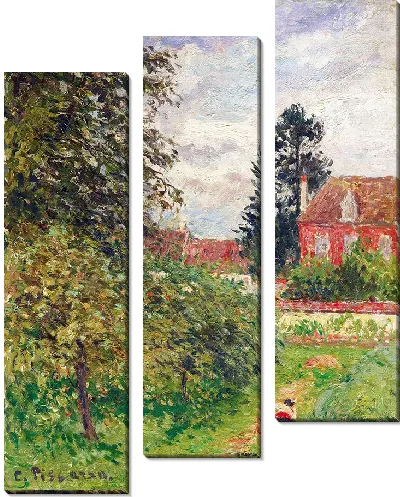 Картина Дом англичан, Эраньи (около 1902 г.)