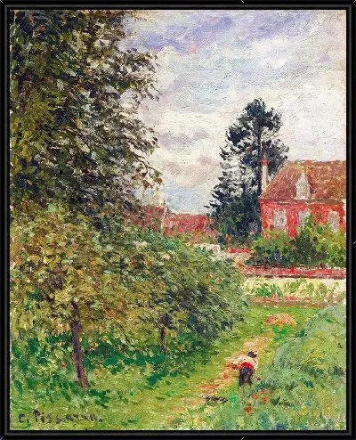 Картина Дом англичан, Эраньи (около 1902 г.)