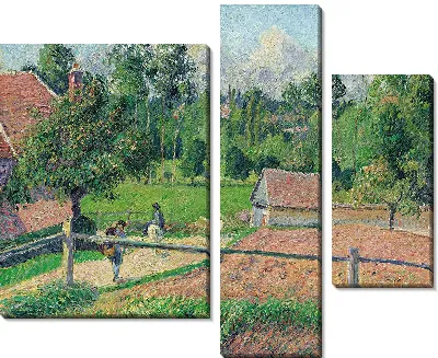 Картина Дом Делафоли в Эраньи (1885 г.)