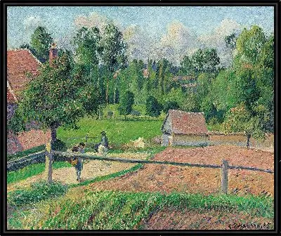 Картина Дом Делафоли в Эраньи (1885 г.)