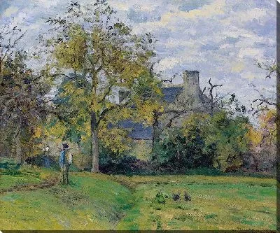 Картина Дом Пиетта в Монфуко (1874 г.)