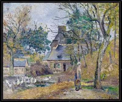 Картина Ферма в Монфуко (1874 г.)