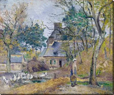 Картина Ферма в Монфуко (1874 г.)