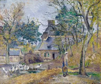 Картина Ферма в Монфуко (1874 г.)