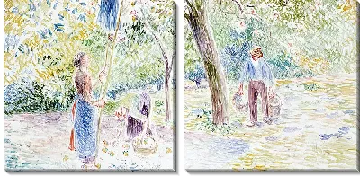 Картина Сбор яблок (около 1884-1885 гг.)