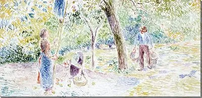 Картина Сбор яблок (около 1884-1885 гг.)