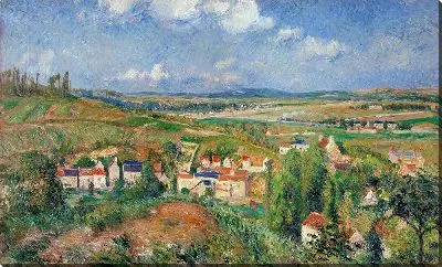 Картина Эрмитаж летом, Понтуаз (1877)