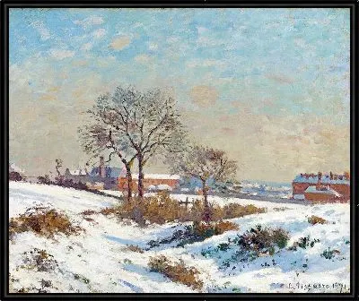 Картина Снежный пейзаж в Южном Норвуде (1871)