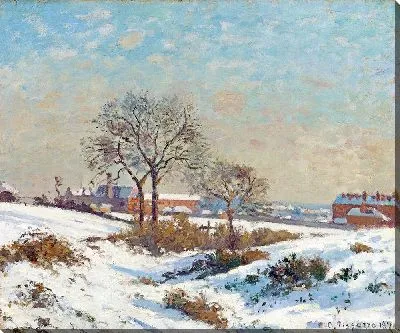 Картина Снежный пейзаж в Южном Норвуде (1871)