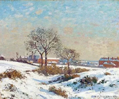 Картина Снежный пейзаж в Южном Норвуде (1871)