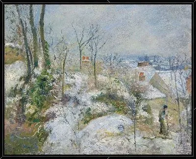 Картина Кролик Уоррен в Понтуазе, Сноу (1879)