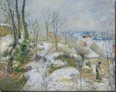 Картина Кролик Уоррен в Понтуазе, Сноу (1879)