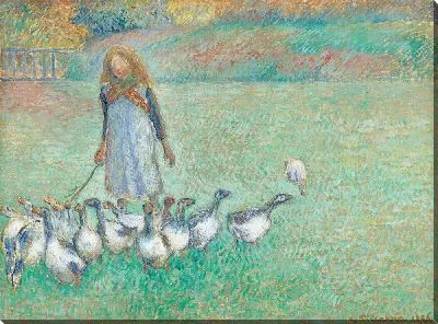 Картина Маленький хранитель гусей (1886)