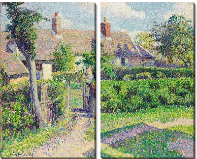Картина Крестьянские дома, Эраньи (1887)
