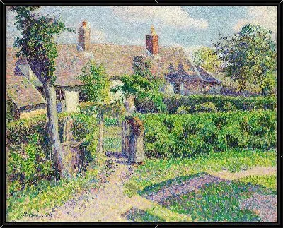 Картина Крестьянские дома, Эраньи (1887)