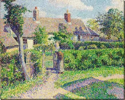 Картина Крестьянские дома, Эраньи (1887)