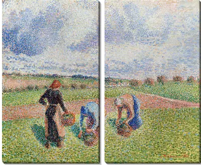 Картина Крестьянки собирают травы, Эраньи (1886)