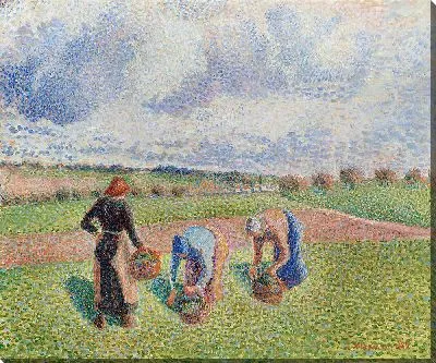 Картина Крестьянки собирают травы, Эраньи (1886)