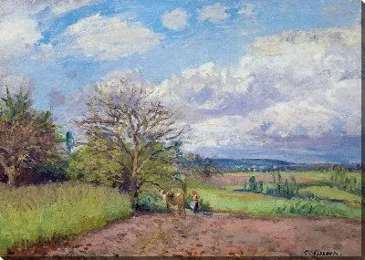 Картина Пейзаж с пастухом (около 1872 г.)-2