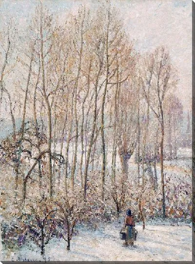 Картина Утренний солнечный свет на снегу, Эраньи-сюр-Эпт (1895)
