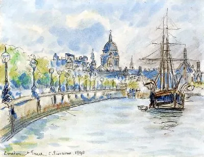 Картина Лондон, Собор Святого Павла (1890)