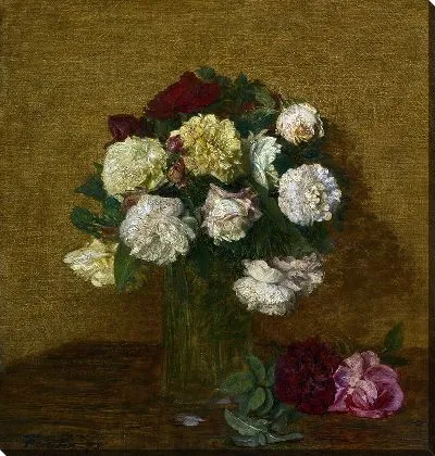 Розы в вазе