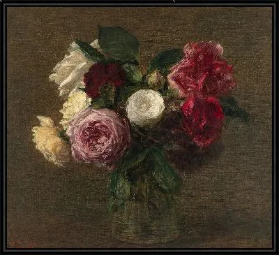 Розы в вазе-2