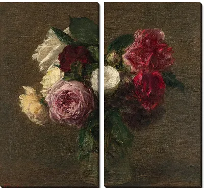 Розы в вазе-2
