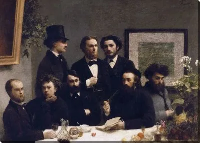 Картина За столом